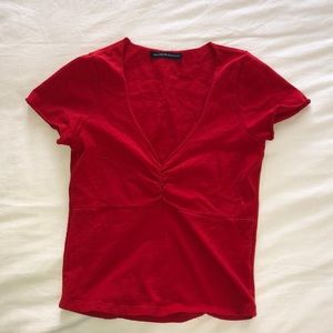 Brandy Melville Red Gina Top